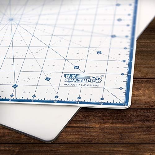 U.S. Art Supply 14"x14" Self-Healing Cutting Mat