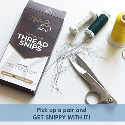 Madam Sew Thread Snips for Sewing – Spring Action Thread Cutter Tool