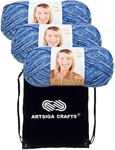Lion Brand Yarn Vanna'S Choice 860-300 Denim Mist