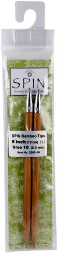 Spin Bamboo Interchangeable Tips 5-Size 5/3.75mm