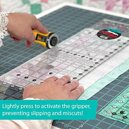 Creative Grids Quilt Ruler 6-1/2in x 24-1/2in Rectangle - CGR24LEFT