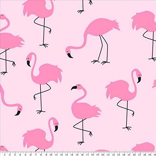 Anti-Pill Flamingo Pink Fleece B976