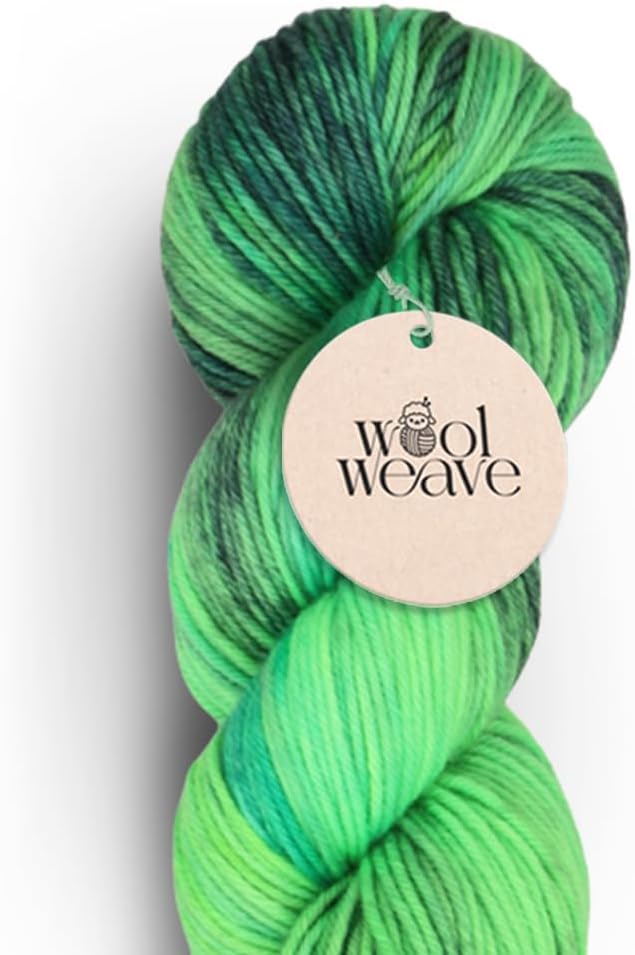 Woolweave Worsted Weight Yarn for Knitting & Crocheting, Hand Dyed