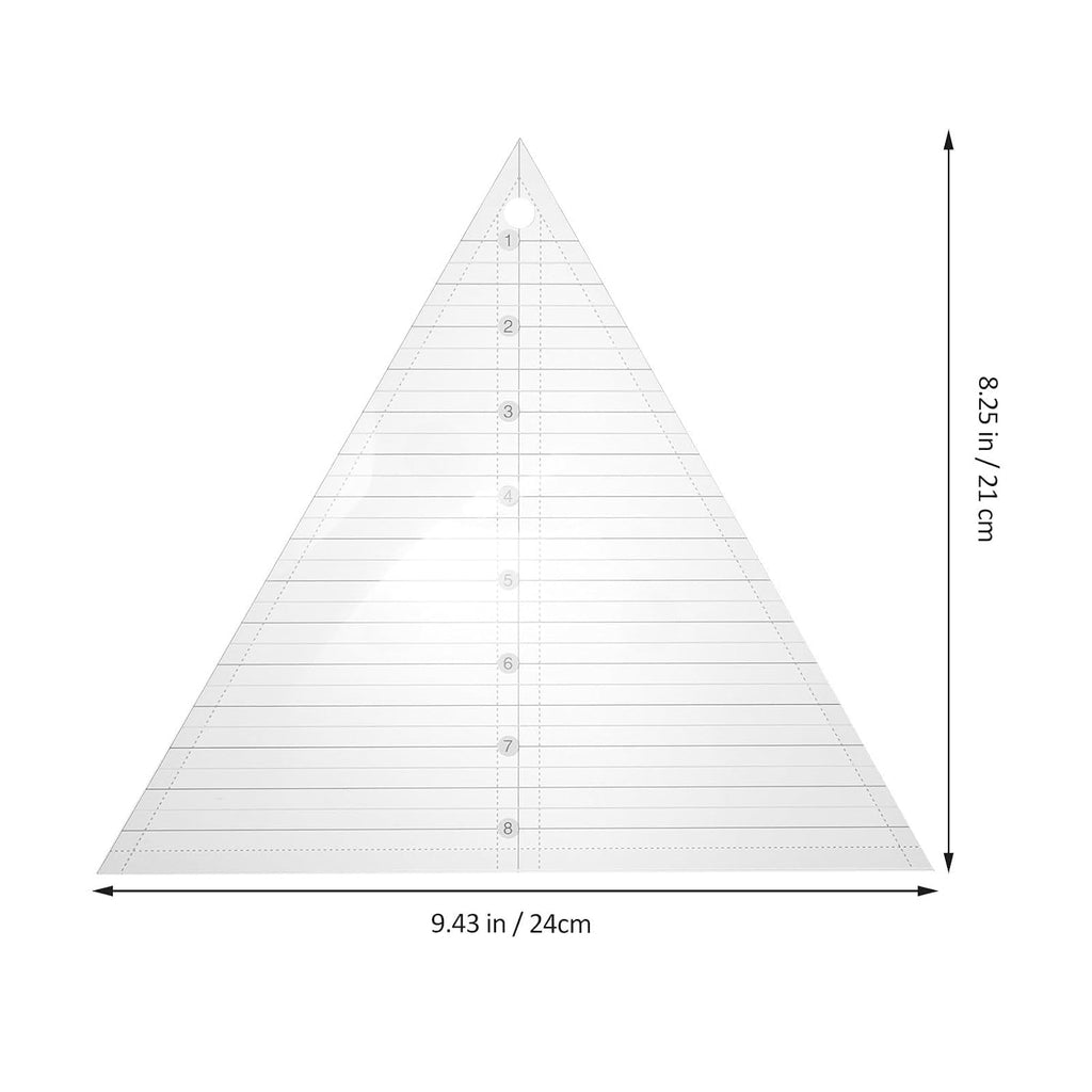 Equilateral Triangle 60 Degree Acrylic Quilting Ruler Template