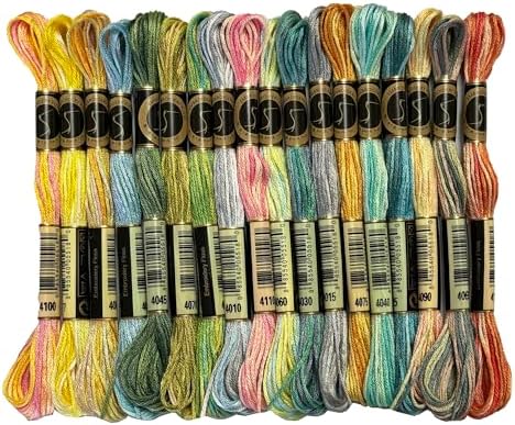 Magical Color Variations Floss Pack Six Strand Embroidery Variegated