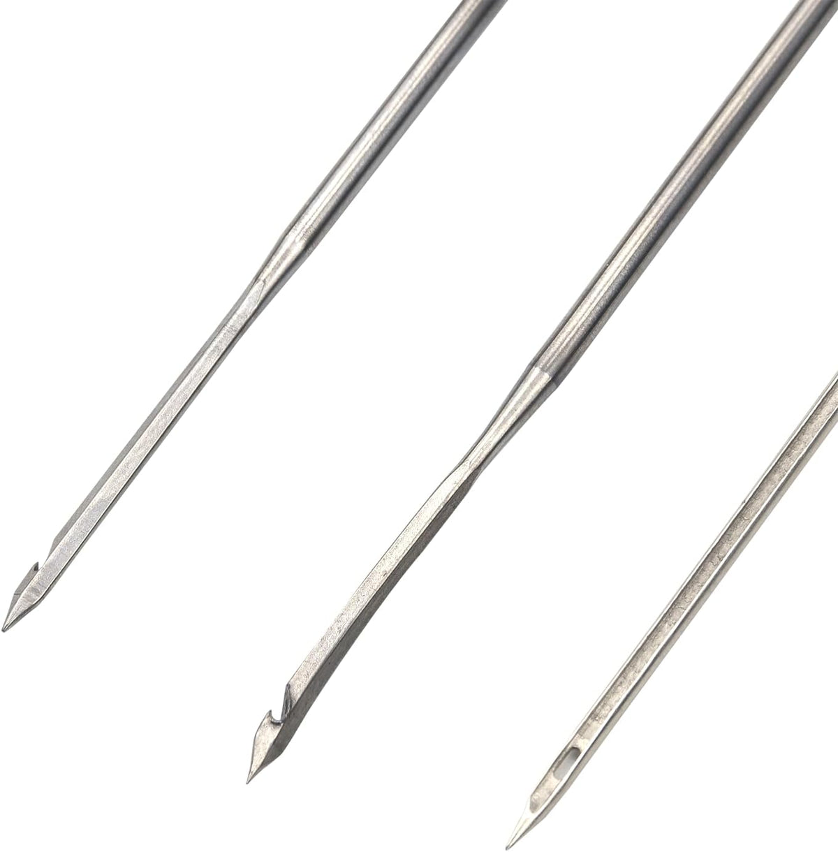 6 Pieces Leather Sewing Awl Needle Kit with Copper Handle, Leather
