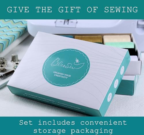 Bundle 30 Polyester Sewing Threads for Hand Stitching, Quilting &