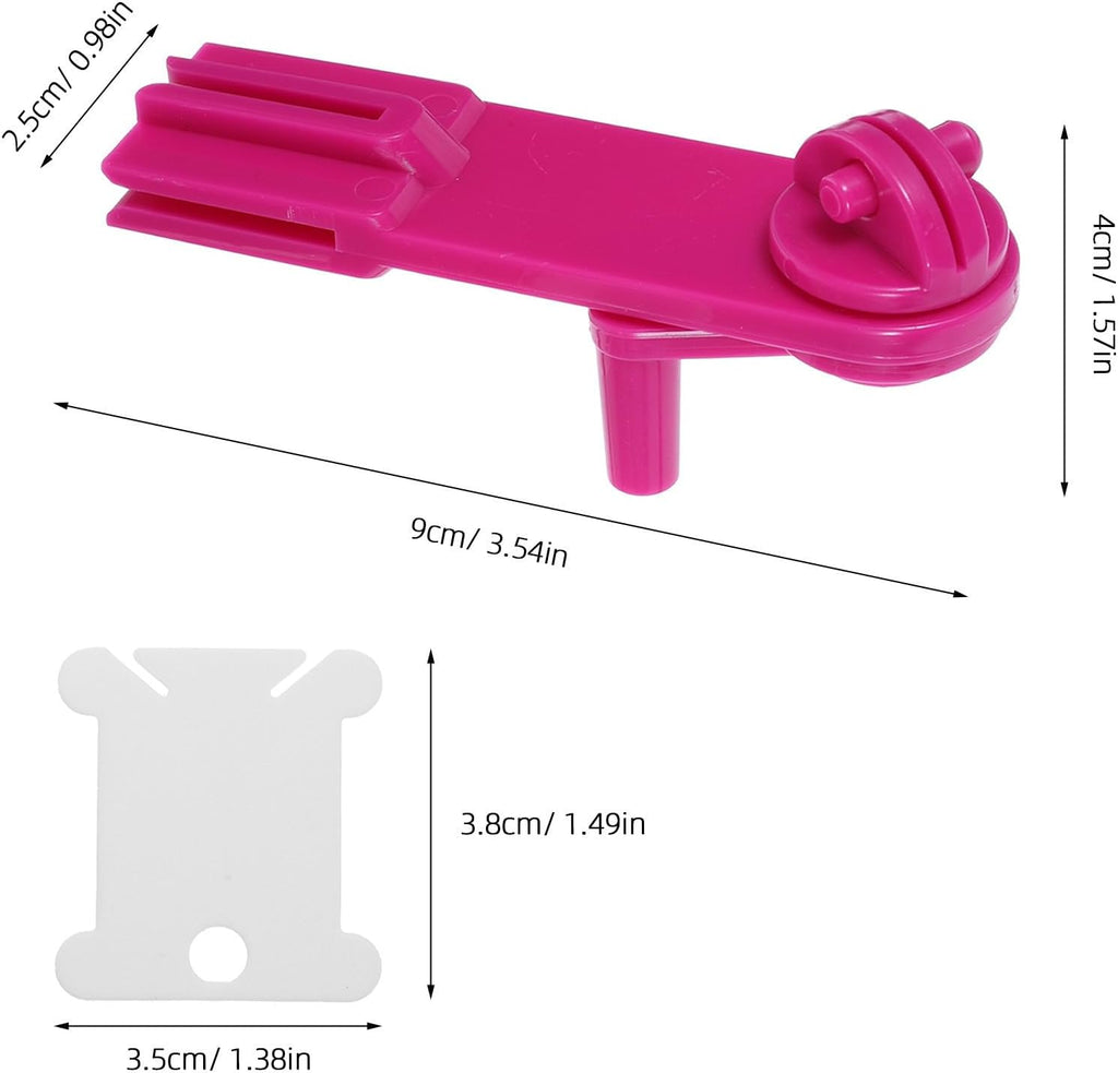 Embroidery Thread Bobbin Winder, 151pcs Plastic Cards for Floss