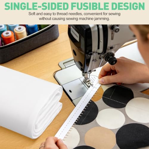 Builimeer 2 Pcs Soft Stable Fusible Foam Stabilizer for Sewing, 36" x