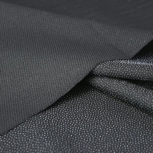German Fusible Woven Interfacing 48 Inch - Black - Fabric by The Yard