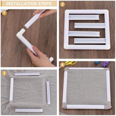 PATIKIL Embroidery Hoops Universal Clip Embroidery Hoop Frame Reusable