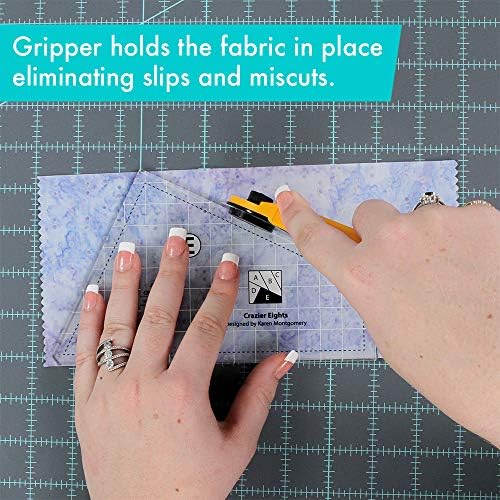 Creative Grids Crazier Eights Template and Quilt Ruler – CGRMT7 – Made