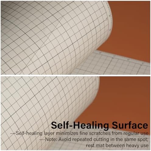 WUTA Self Healing Sewing Mat, PVC Cutting Mat A3 Double Sided Cutting