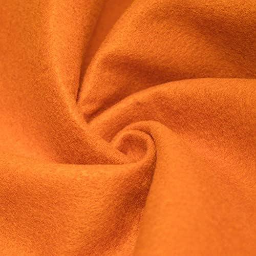 Abby Tangerine 72" Acrylic Felt Fabric by the Yard - 10030