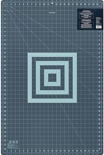 Fiskars 24" x 36" Self Healing Cutting Mat, Large Grid, Lilac Mountain