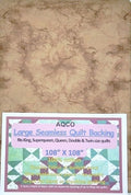 108"x108" Quilt Backing Fabric, Large, Seamless, from AQCO, Marble