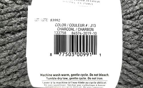 Loops and Threads Charisma Yarn 1 Ball Charcoal 3.5 ounces