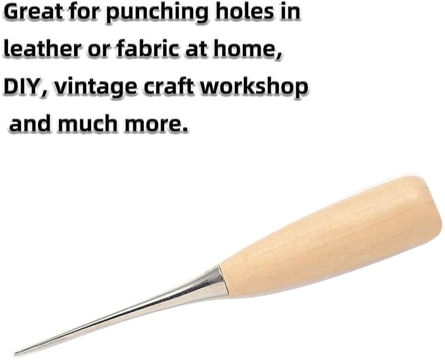 WUTA Leather Craft Awl Tools Leather Hole Punch Tool Sewing Punching
