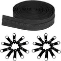#10 Zippers Nylon Coil Zippers by The Yard Bulk, 360 Inch 10 Yards