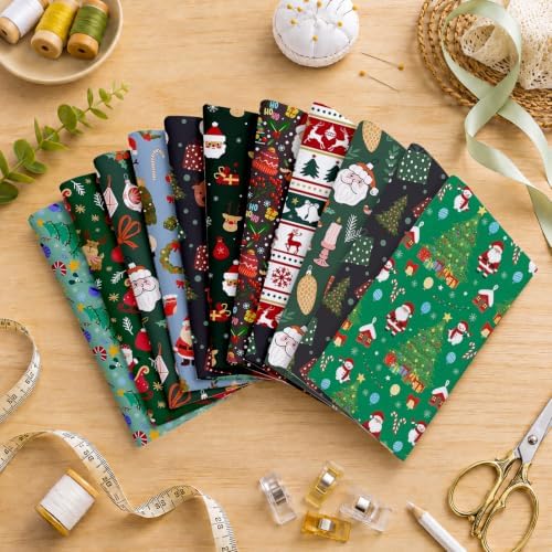 60 Pcs 10"x10" Christmas Cartoon Quilting Fabric Squares