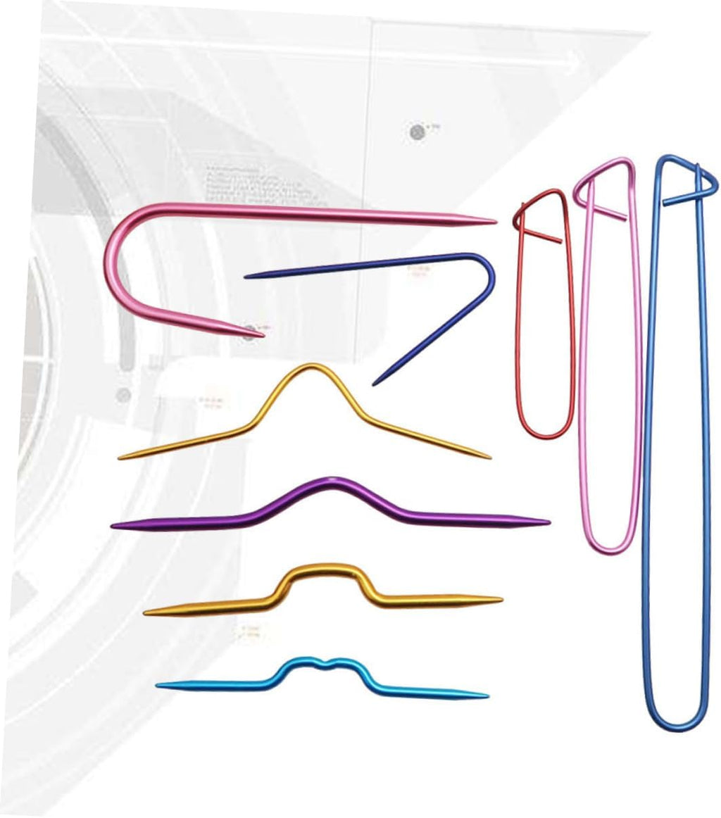 27 Pcs Knitting Tool Set with Stitch Holders Colorful Crochet Hooks