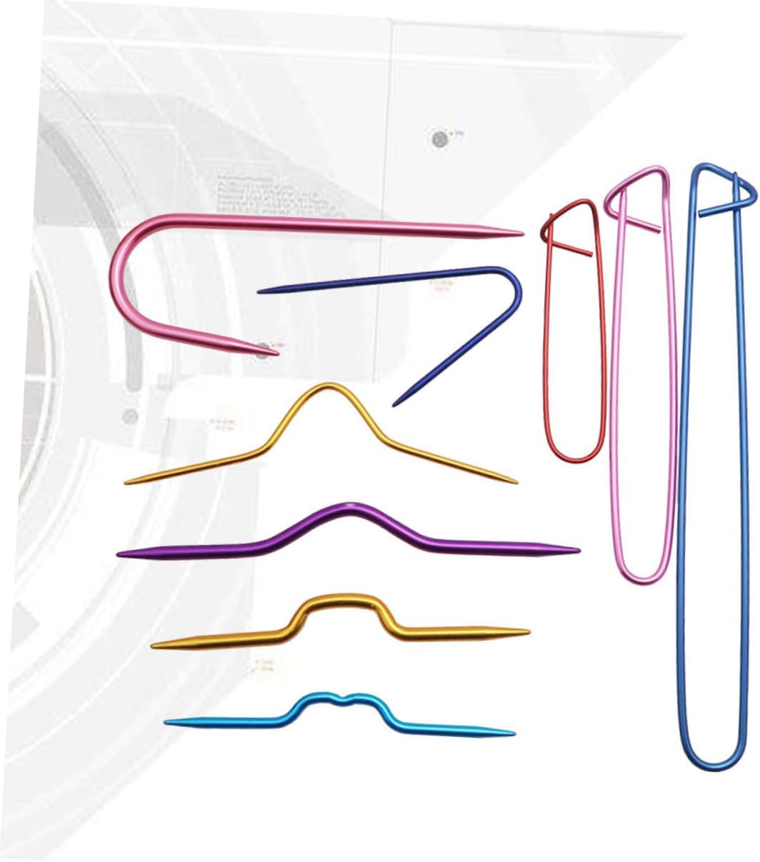 27 Pcs Knitting Tool Set with Stitch Holders Colorful Crochet Hooks