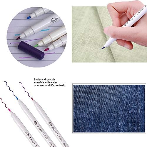 EUROPRENE 12-Pack,4-Color Disappearing Ink Fabric Marker Pen