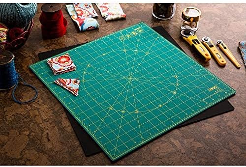 OLFA 17x17" 360-Degree Rotating Cutting Mat (RM-17S) - Self-Healing