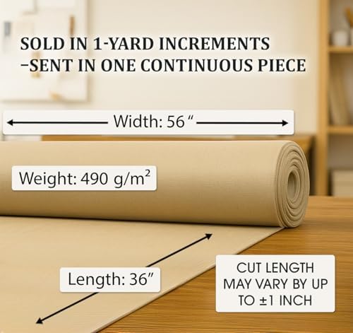 Foamma Hutton Jacquard Solid Upholstery Fabric by The Yard – 56" Wide