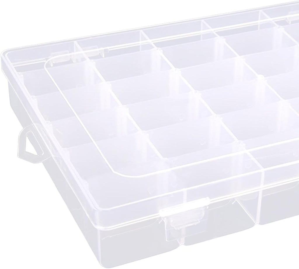 Thread Storage Box Empty Threads Spools Box Grids Embroidery Jewelry
