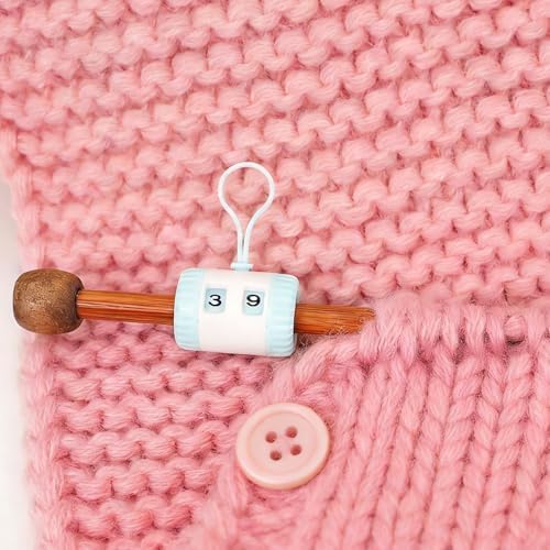 7 Pack Knitting Counter Universal Knitting Row Counter with Hanging