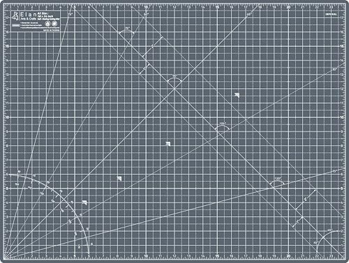 Elan Self Healing Cutting Mat 18x24 Inch, Gray Craft Board A2