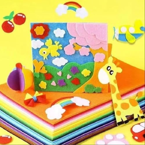 YYCRAFT Stiff Felt Sheets Thick Felt 9 Inch X 12 Inch - 23 Pcs Pack