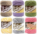 Lily Sugar 'n Cream Yarn - 100% Cotton - Assortment (Cottage Bloom)