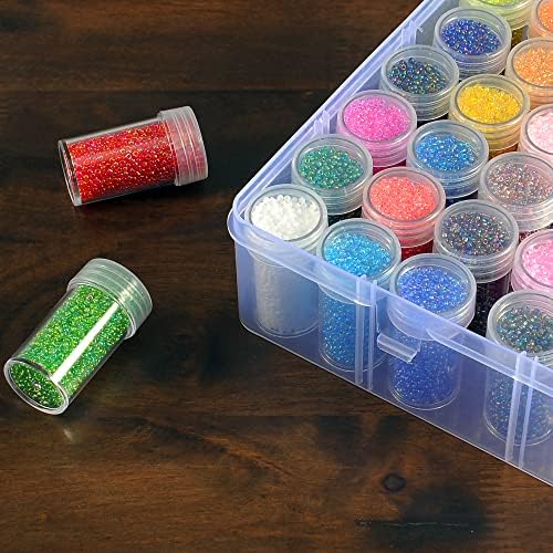 1pack 60 Grids Bead Organizer and Storage Diamond Painting Containers
