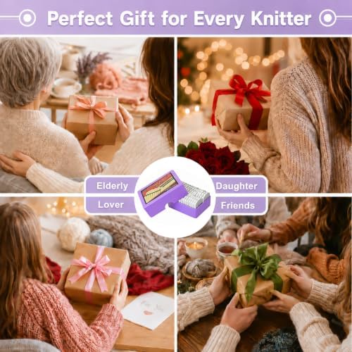 20-Piece Knit Blocking Combs and Pins, White