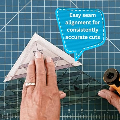 Cleary Perfect Slotted Trimmer C by New Leaf Stitches – Quilting Ruler