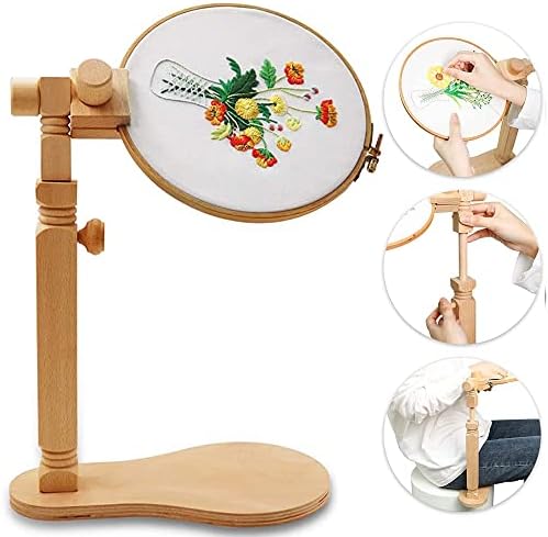 Embroidery Hoop Stand - Rotated Cross Stitch Stand Lap, Easy to Use