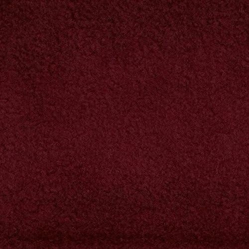 Yukon Fleece Burgundy, Fabric by the Yard