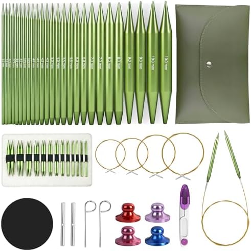 Circular Knitting Needles, 13 Pairs, 4 Inch