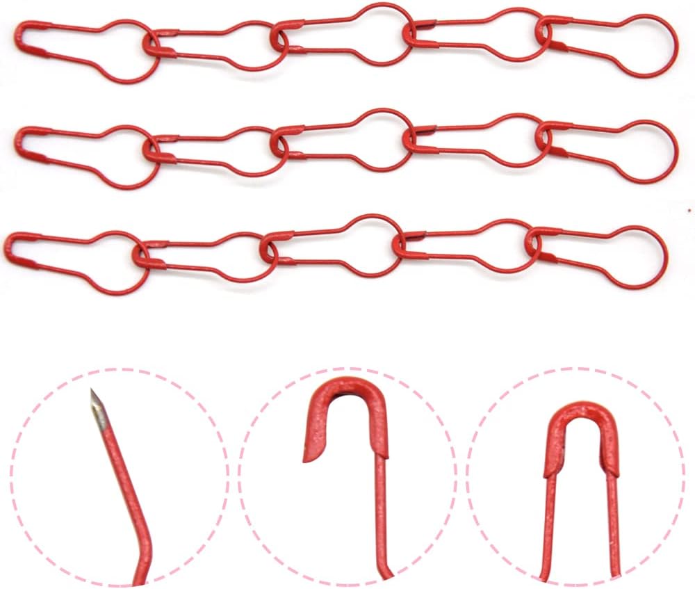 1000 Pcs Safety Pins Safety Bulb Pins for Crafts Metal Knitting Pins