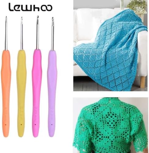 10pcs Small Size Lace Crochet Hooks (0.5~2.75mm), Small Ergonomic