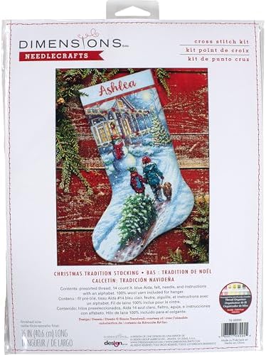 Dimensions 70-08995 Holiday Tradition DIY Personalizable Christmas