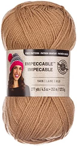 Loops & Threads Impeccable Solid Yarn - Solid Yarn for Knitting