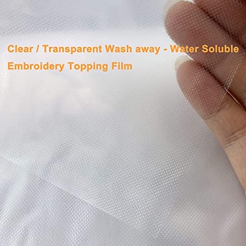 New brothread 10" x 10 Yd Roll Water Soluble Embroidery Topping Film