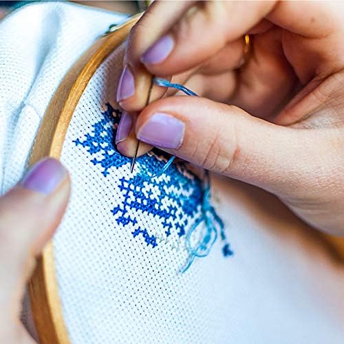 Similane 6pcs Aida Cloth 14 Count Cross Stitch Fabric,White,12 by