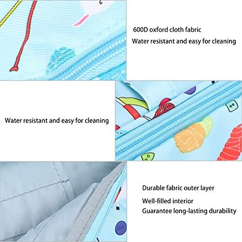 Knitting Bag Travel Yarn Storage-Tote Bag Organizer for Yarn High