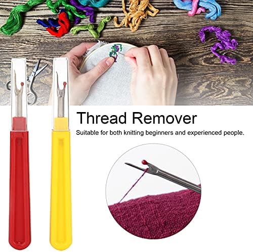 Seam Ripper Kit with Colorful Handles, Stainless Steel Thread Remover
