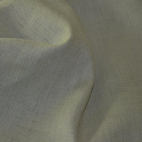 100% Linen Fabric - Fossil | Superior Quality French Plain Linen Solid