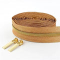 1/2/3/5/10M 5# Nylon Zipper Tape with Sliders Plastic Coil Zips for